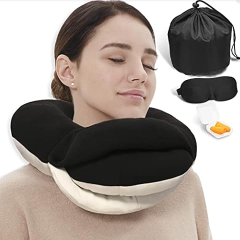BUYUE 360° Travel Neck Pillow Cover