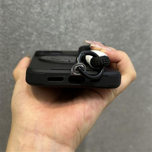 Étui de téléphone magnétique anti-chute avec dragonne pour iPhone 13 Pro - 5