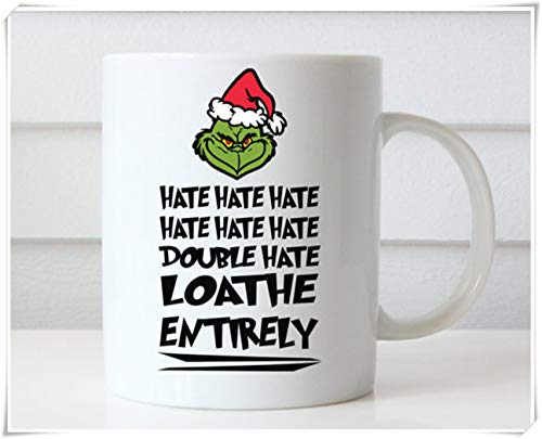 80% Off Discount OttoRiven101 - Grinch Mug, Grinch Christmas, Dr Seuss Quotes, How The Grinch Stole Christmas, Christmas Coffee Mug, Gifts, 11oz Ceramic Coffee Mug/Tea Cup, High Gloss