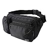 Amazon Brand – Eono Sac Banane avec Multi-Poches, Sac Banane de Grande Capacité pour Randonnée, Promenade de Chien, Voyages et Activités de Plein Air