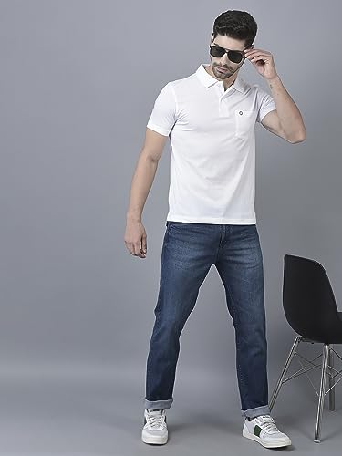 Image of Dollar Mens Cotton Casual Solid Polo Tshirt (Pack of 1)