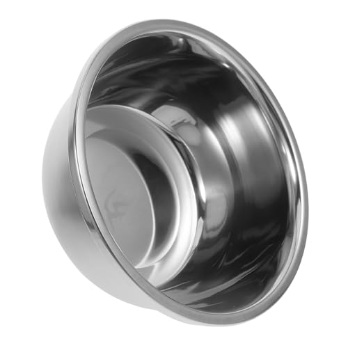 Uonlytech Tazón De Sopa De Acero Inoxidable Bol Tazón De Almacenamiento De Sopa Tazones Grandes Para Mezclar Fideos Cuenca Cuenco Grande Para Perros Tazón Para Mezclar Ensaladera Silver