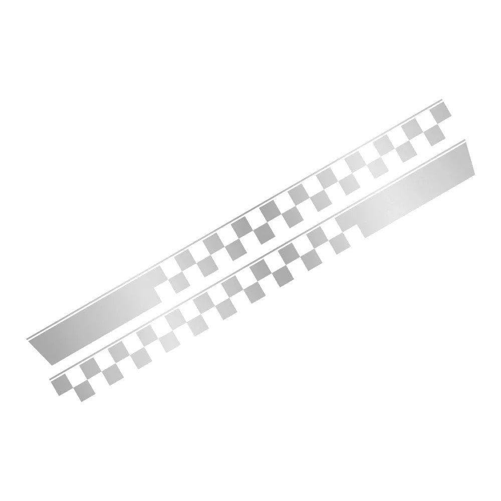 Bertdcx Matt Silver Auto Accessory Graphics Racing Sport Camper Van Decals Vinyl Stickers Auto Tuning Accessories(Matt Silver)
