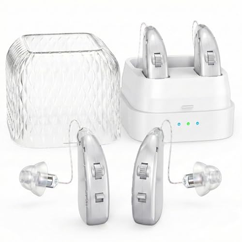 Hearing Aids for Seniors & Adults，Advanced Multi Channel Digital BTE Hearing Assist，AI Powered...