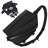 POCDUORG Electronics Organizer Sling Bag for Men & Women, Waterproof Tech Crossbody Bag for 13