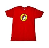 Buc-ee's Classic Logo T-Shirt, Red, Cotton Crew Neck Large