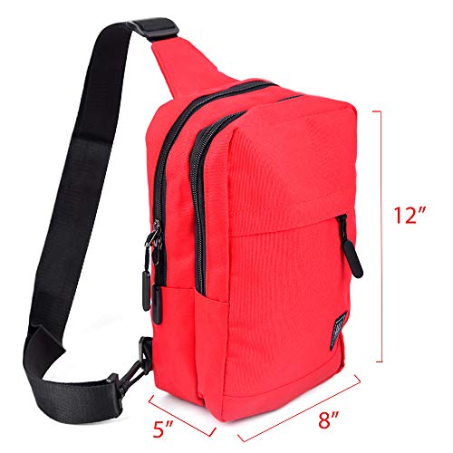 WESTEND Crossbody Canvas Sling Bag Backpack with Reversible Strap3