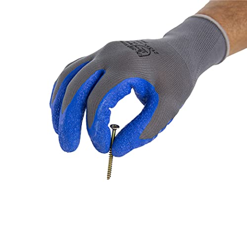 Luva Corrugada 1005 Manutenção, Construção, Carga C/12 Pares (M)