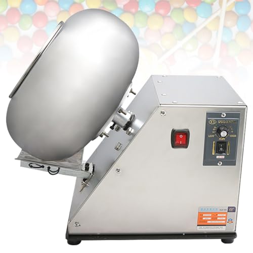 TAHALI Máquina de grageas eléctricas, máquina de grageas de 110v 220v 280w 3-6 kg/H 520 RPM...