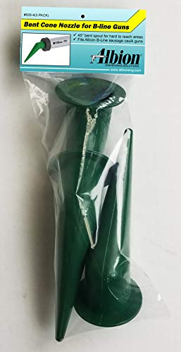 Albion Engineering Company 935-4(3 Pack) Bent Cone Nozzle For Albion B-Line Sausage Guns, Pack Of 3 #TOP6