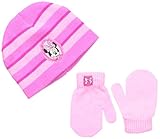 Disney Baby Girls' Minnie Mouse Beanie and Mitten Set