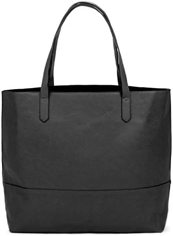 Overbrooke Large Vegan Leather Tote - Womens Slouchy Shoulder Bag with Open Top
