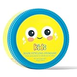 hair styling pomade, Natural Hair Wax, Gentle Hold Styling Cream, Washable Non-Greasy Texture, Long-Lasting Shine for School and Daily Looks