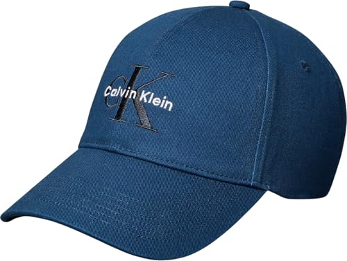 Calvin Klein Herren Cap Embroidery Baseball Cap Bestickt, Blau (Insignia Blue), Einheitsgröße
