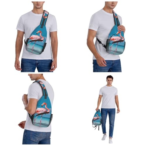 Bolso Cruzado Negro para Hombre y Mujer miniatura 7