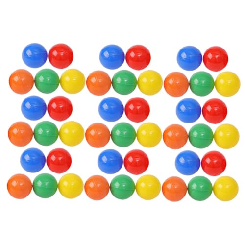 OKUMEYR 50pcs Sphere Balls Party Supplies Openable Design Plastic Raffle Drawing Balls for Arts Crafts Wedding Decorations