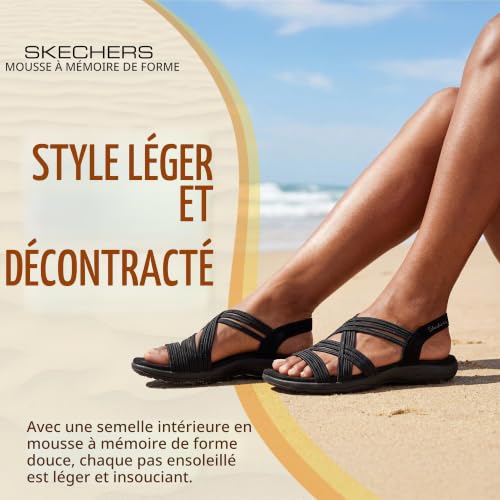 Baskets Skechers Simply Stretch 163023Blk - vue 9