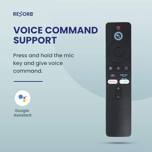Image of Smart TV Remote Compatible with Mi, Xiaomi & Redmi Smart LED Android TV | Replacement Remote Control with Netflix, Prime Video & Smart Shortcut Keys - Check Image Before Order (LED 652 VC)