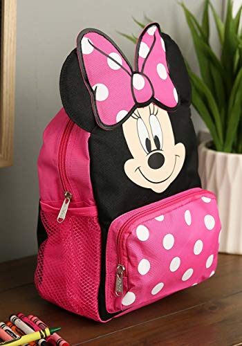 Minnie Mouse Big Face Little Girl 10" Backpack #TOP3