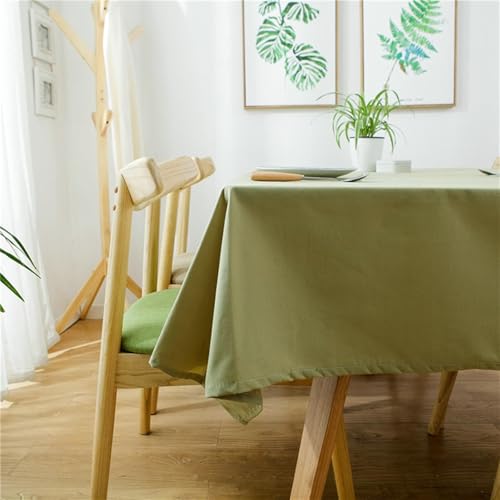 Ciemnoniebieski prostokątny obrus 140 x 220 cm, odporna na plamy bawełna, elegancka dekoracja do jadalni, na wesela, do domu i restauracji, idealny na spotkania 6-8 osób