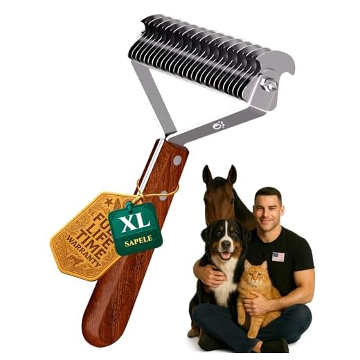 KIZO ESLO Dematting Comb for Dogs and Cats