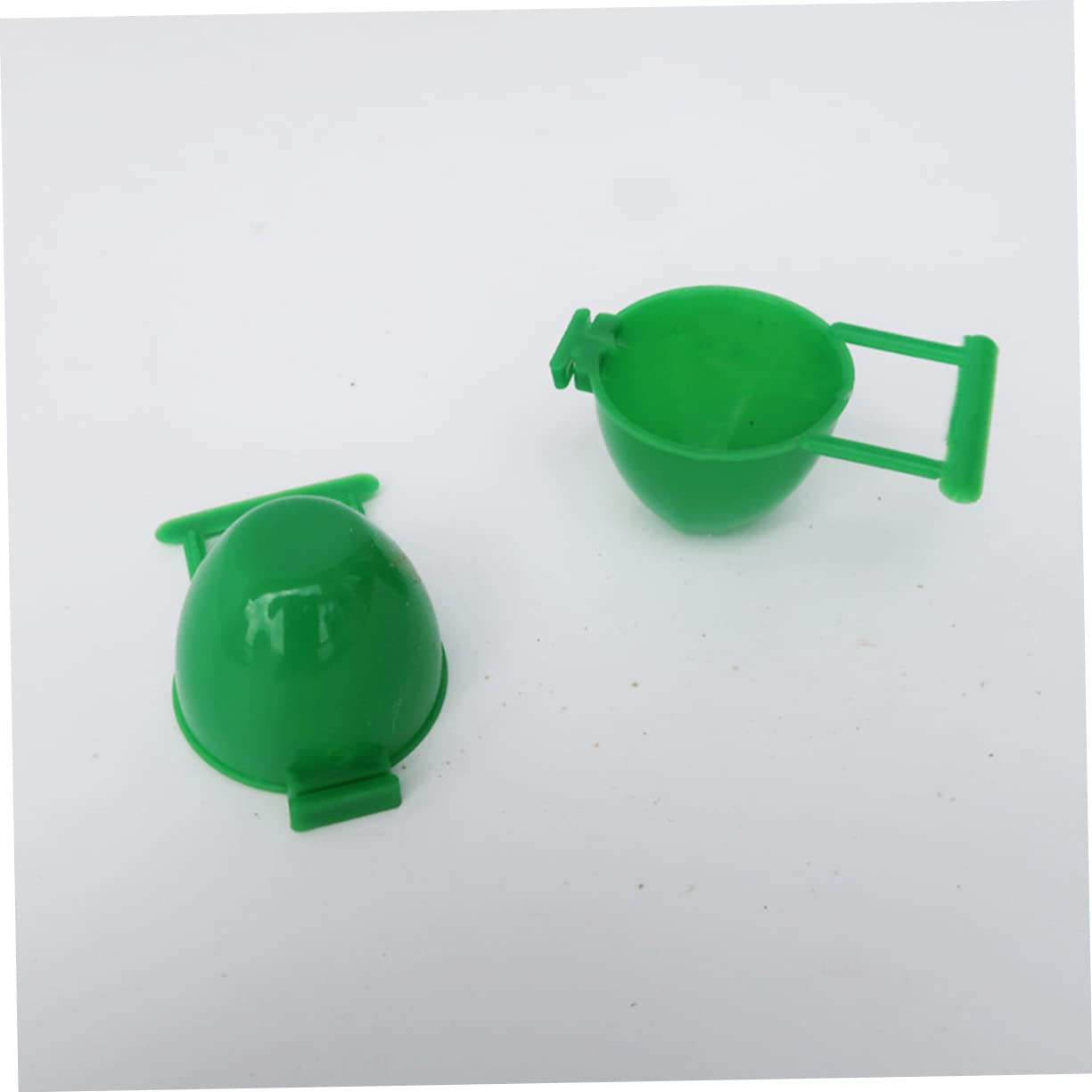 POPETPOP 40piezas Comederos para Pájaros De Plástico Tazones De Alimentación para Jaulas Accesorios para Alimentación De Aves Fáciles De Instalar y Limpiar De Unidades