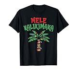 Mele Kalikimaka Palm Tree Shirt Hawaiian Christmas In July T-Shirt