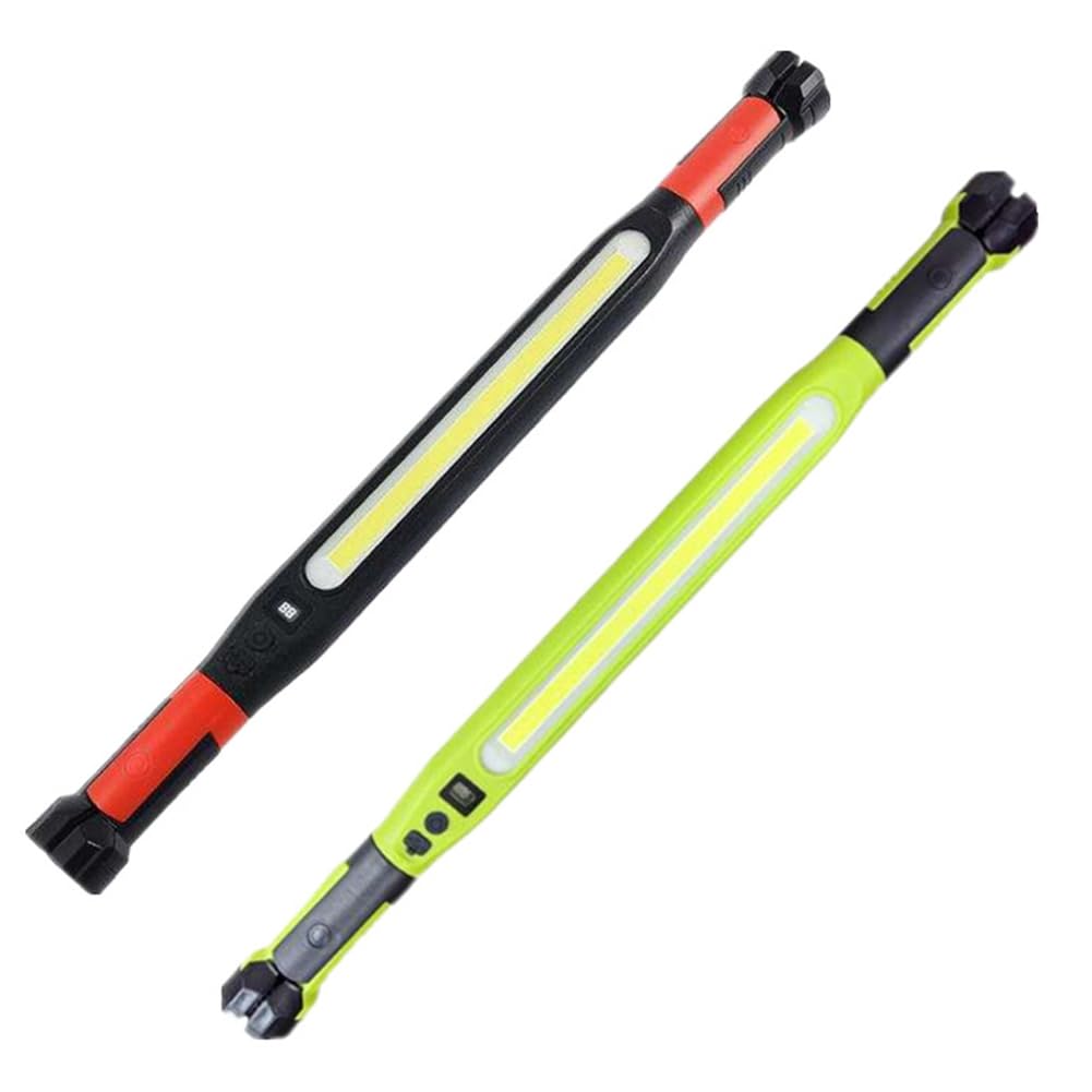UDSKNV[KSL LED Work Light Car Repair LED Work Light Magnetic Flashlight with Hooks Portable COB Flood Lamp