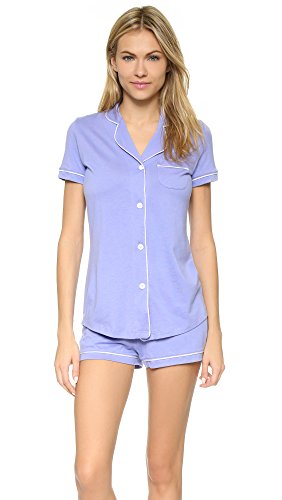 Cosabella Women's Bella Short-Sleeve Cotton Boxer Pajama Set