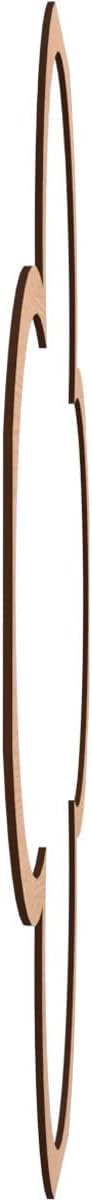 Ekena Millwork 33"W x 33"H x 1/4"T Small Woodall Decorative Fretwork Wood Ceiling Panels, Alder