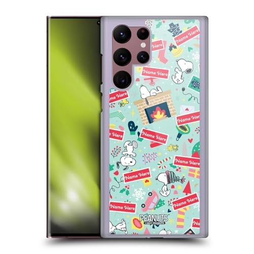 Coque Samsung S22 Ultra 5G Peanuts personnalisée avec prénom pour Noël