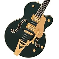 Hollowbody Electric Guitar with Maple Top Bigsby B60 Vibrato - Cadillac Green 2 Humbucking Pickups Ebony Fingerboard Maple Back Sides