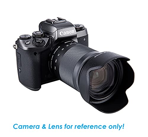 JJC LH-60F Bayonet Lens Hood, Compatible con Canon EF-M 18-150mm y RF-S 18-150mm, Reemplazo EW-60F miniatura 4