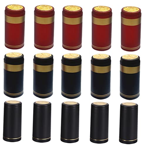 BRIGHTFUFU Professional Wine Bottle Heat Shrink Cap 150pcs Bottle Sealer Film for Winery
