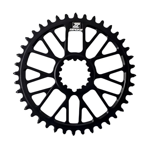 EVOSID Road Bike Chainring Direct Mount 3mm Offset 40T 42T 44T 46T Crown Narrow Wide Chainwheel 7075 CNC Tooth Chainring Disc for SRAM Cranksetï¼ˆ42Tï¼‰