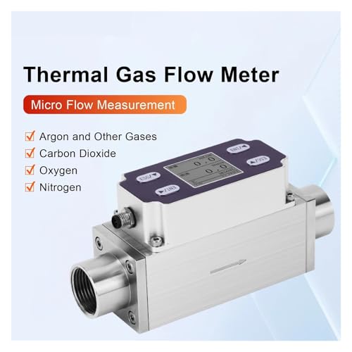 Sensor de flujo de masa termica micro MEMS 0-200L min con salida digital RS485 para argon 4