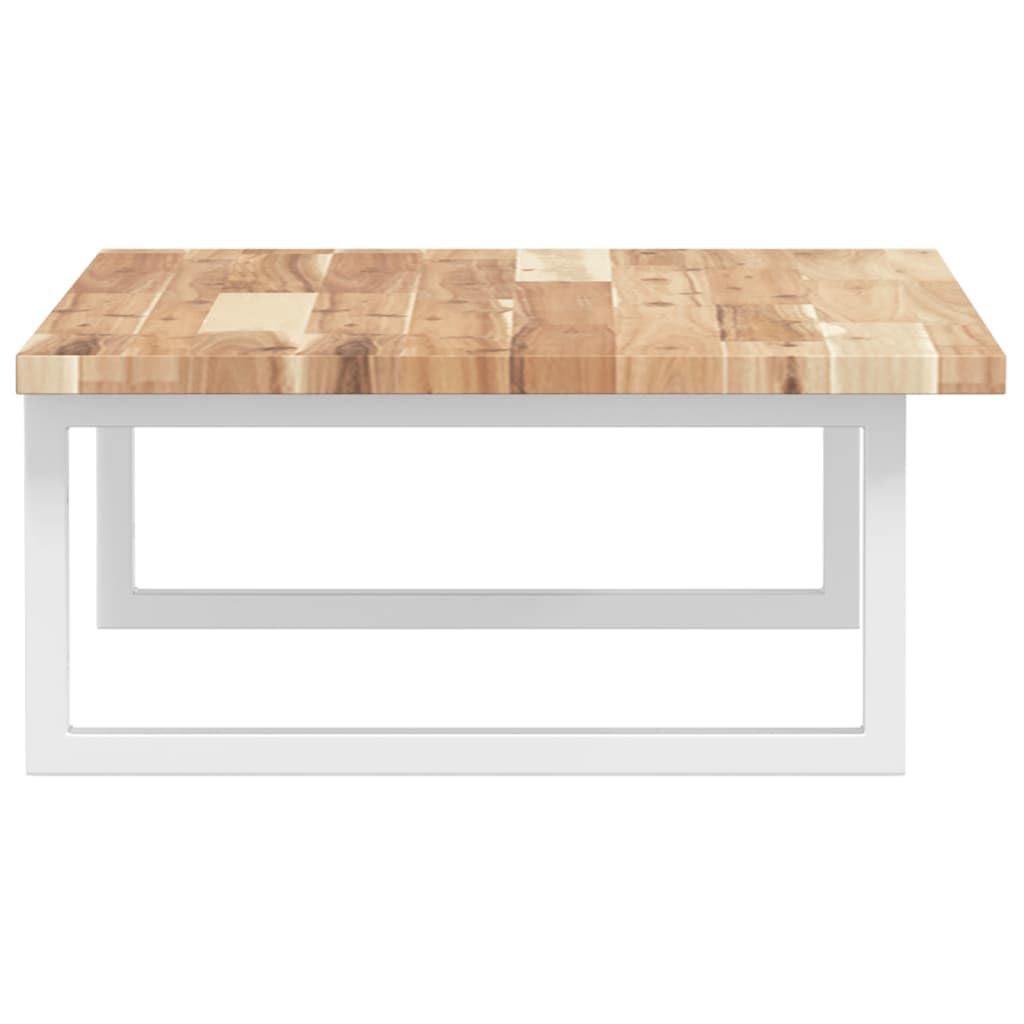 Estantería para lavabo de pared de acero y madera maciza de acacia 60 x 50 cm, soporte rectangular, ahorra espacio, soporta hasta 100 kg, ideal para baño, muebles de baño, armario bajo lavabo