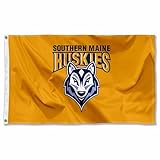 Southern Maine Huskies Wordmark Logo Large Grommet Banner Flag