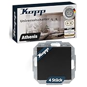 Kopp Универсален превключвател ATHENIS в матово...