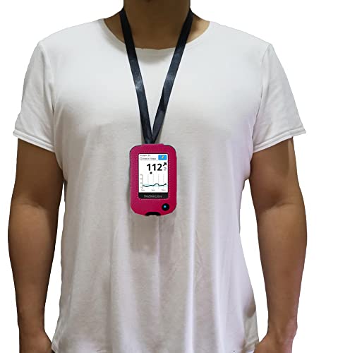Funda de piel para Freestyle Libre con protector de pantalla compatible versión FLC-LBHPK 2