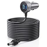 Starlink Mini Cable, 3 in 1 Starlink Mini Car Charger DC Power Cable+ Cigarette Lighter Adapter 12V-48V with Digital Display, Durable USB C PD 40W and USB A 35W Ports for Trucks and Cars (16.4FT)