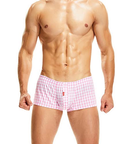 Men's Sexy Low Rise Boxing Shorts Striped Underwear3