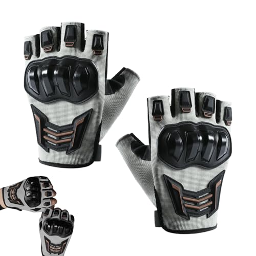 Generisch Guantes de ciclismo | Guantes de ciclismo | Equipo de motocicleta acolchado transpirable antideslizante para trabajo al aire libre senderismo jardinería entrenamiento escalada