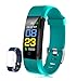 FX-FISH Orologio Fitness Tracker Pressione Sanguigna Cardiofrequenzimetro da Polso Uomo Donna Impermeabile IP67 Smartwatch Sonno Braccialetto Pedometro Contapassi per iPhone Samsung Huawei