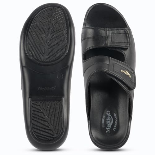 Image of Medifeet Comfort Sandals, Dual Adjustable Straps, Orthopedic Slides