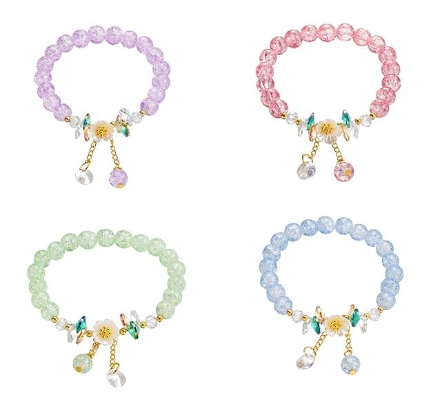 See full amazon price history chart for AN Traders 4pcs Beads Bracelet for Girls, Floral Charm Bracelet Friendship BFF Bracelet Fashion Girls String Color Bead Bracelet Jewelry Gift for Girls AN Traders 4pcs Beads Bracelet for Girls, Floral Charm Bracelet Friendship BFF Bracelet Fashion Girls String Color Bead Bracelet Jewelry Gift for Girls (B0CYPSKYDY) Amazon Price History, Amazon Price Tracker