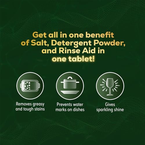 Vim Matic Dishwasher tablets All-In-One (Pack of 30) I Removes Tough Indian Grease I Designed By India's No.1 Dishwashing Brand