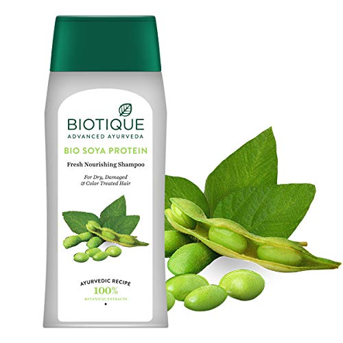 Image of Biotique Bio Soya Protein Fresh Nourishing Shampoo, 100 ml