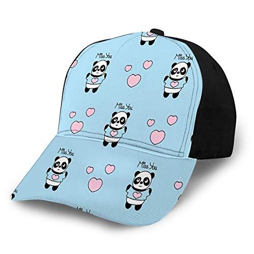 AXTUXDELL Sports Hats Baseball Caps Baby with Cute Pandas Best Choice for Cards