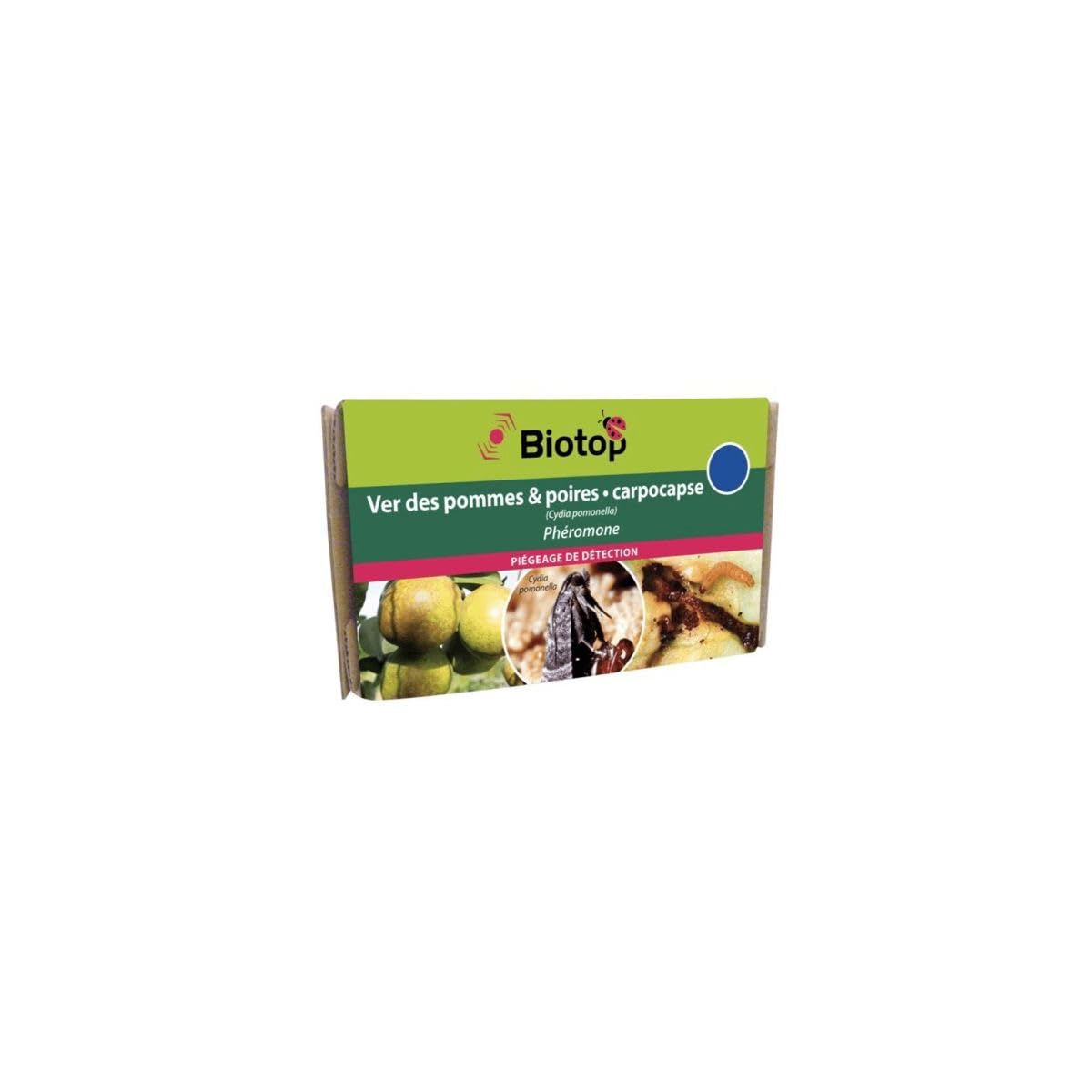 Biotop - Phéromone Carpocapse des Pommes et des poires Longue DUREE (1 Capsule)